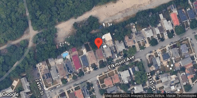 Aerial map of 250-05 ELKMONT AVENUE, Queens