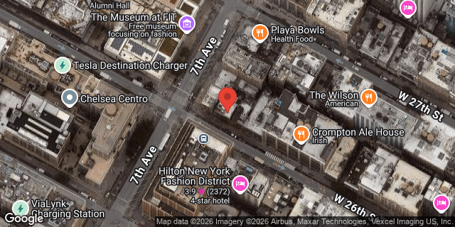 Aerial map of 283 7 AVENUE, Manhattan