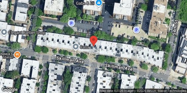 Aerial map of 52-29 SKILLMAN AVENUE, Queens