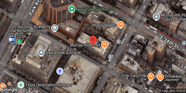 Aerial map of 139 EAST 33 STREET, Manhattan