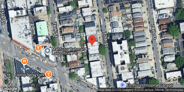 Aerial map of 40-30 77 STREET, Queens