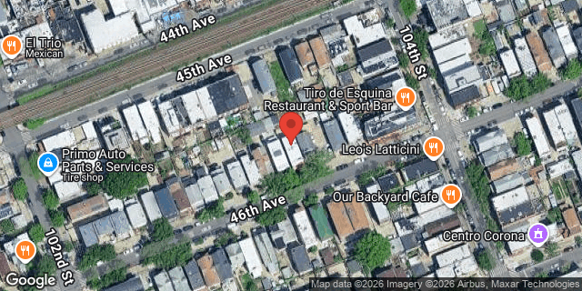 Aerial map of 102-39 46 AVENUE, Queens