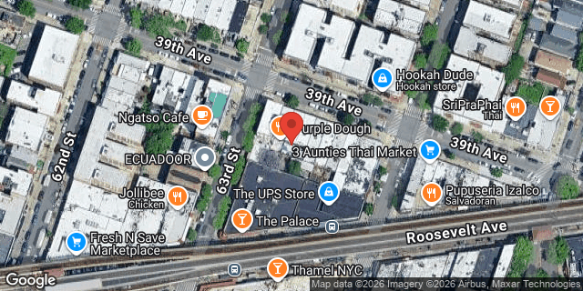 Aerial map of 63-06 39 AVENUE, Queens