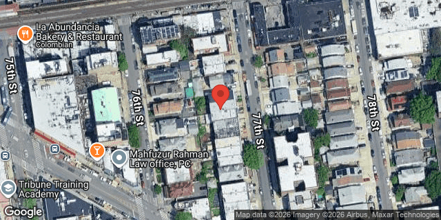 Aerial map of 40-22 77 STREET, Queens