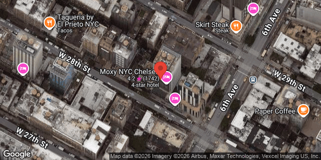 Aerial map of 109 WEST 28TH STREET, Manhattan