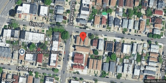 Aerial map of 132-06 57 ROAD, Queens