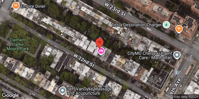 Aerial map of 441 WEST 22 STREET, Manhattan
