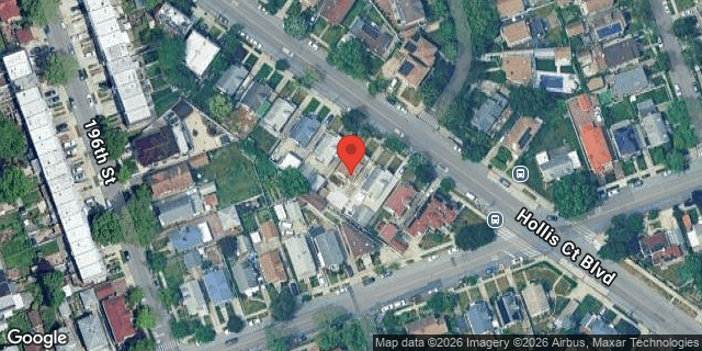 Aerial map of 53-46 HOLLIS COURT BLVD, Queens