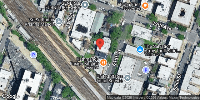 Aerial map of 39-18 61 STREET, Queens