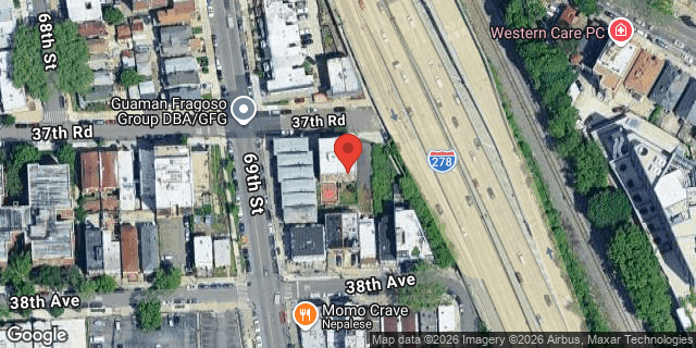 Aerial map of 69-10 37 ROAD, Queens