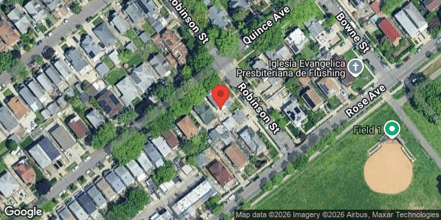 Aerial map of 140-56 QUINCE AVENUE, Queens