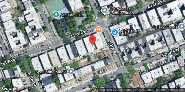 Aerial map of 98-16 41 AVENUE, Queens