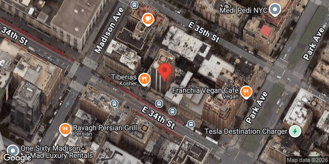 Aerial map of 47 EAST 34 STREET, Manhattan