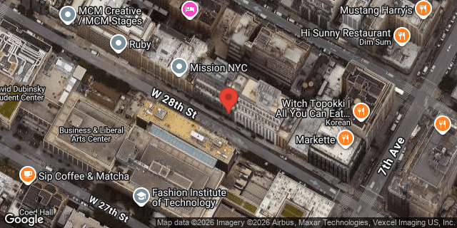 Aerial map of 221 WEST 28TH STREET, Manhattan