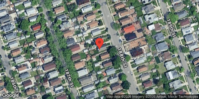 Aerial map of 48-38 188 STREET, Queens