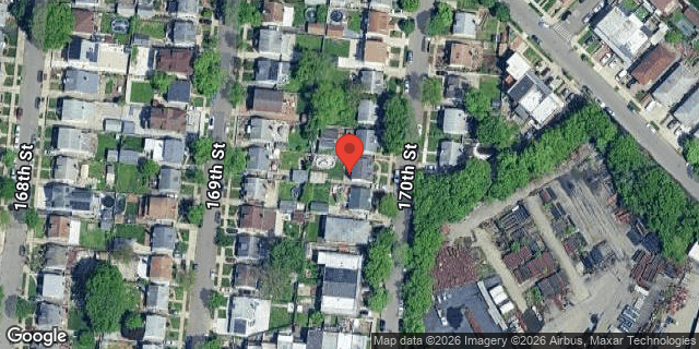 Aerial map of 49-32 170 STREET, Queens