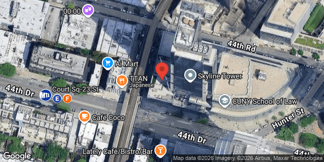 Aerial map of 23-01 44TH DRIVE, Queens