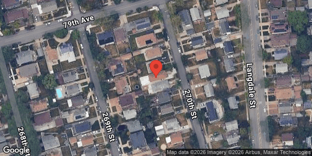 Aerial map of 79-22 270 STREET, Queens