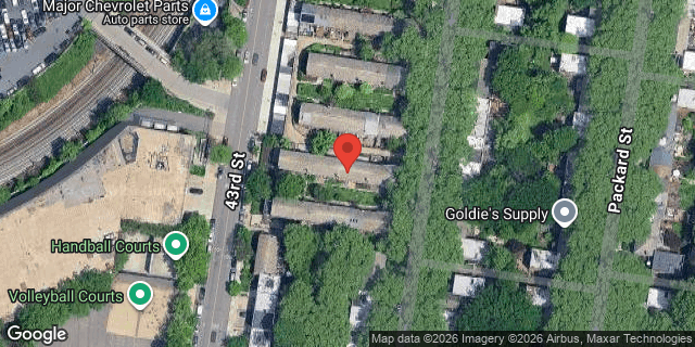 Aerial map of 39-80 44 STREET, Queens