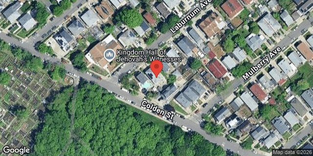 Aerial map of 137-10 LABURNUM AVENUE, Queens