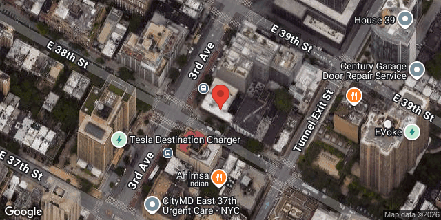 Aerial map of 579 3 AVENUE, Manhattan