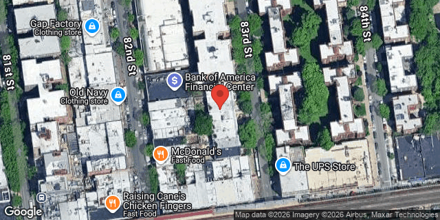 Aerial map of 37-50 83 STREET, Queens