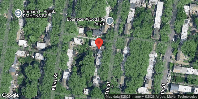 Aerial map of 39-28 47 STREET, Queens