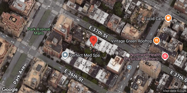 Aerial map of 112 EAST 37 STREET, Manhattan