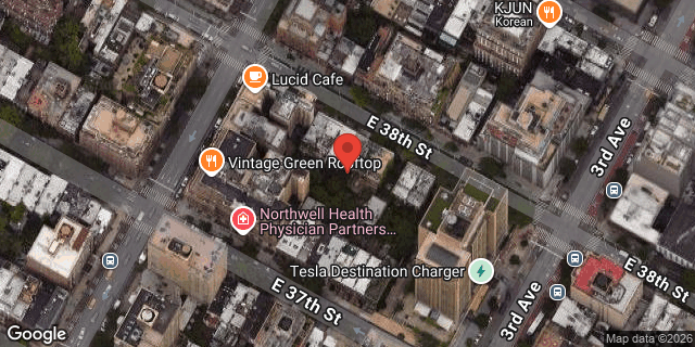 Aerial map of 146 EAST 38 STREET, Manhattan