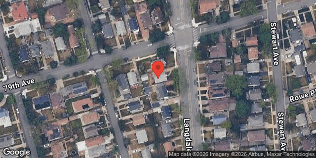 Aerial map of 79-08 LANGDALE STREET, Queens