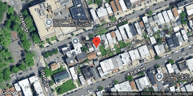 Aerial map of 104-28 42 AVENUE, Queens
