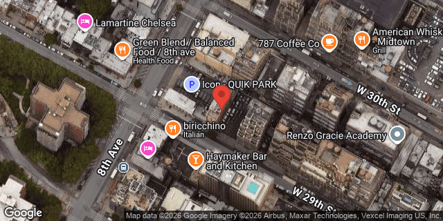 Aerial map of 257 WEST 29 STREET, Manhattan