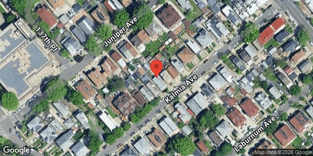 Aerial map of 137-35 KALMIA AVENUE, Queens