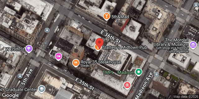 Aerial map of 8 EAST 36 STREET, Manhattan