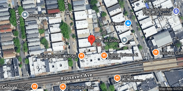 Aerial map of 37-63 95 STREET, Queens
