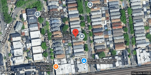 Aerial map of 37-50 93 STREET, Queens