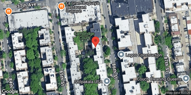Aerial map of 37-22 86 STREET, Queens