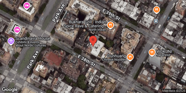 Aerial map of 109 EAST 38 STREET, Manhattan