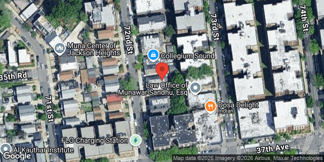 Aerial map of 35-47 72 STREET, Queens