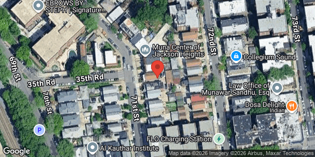 Aerial map of 35-41 71 STREET, Queens