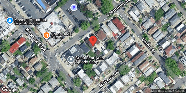 Aerial map of 140-18 LUBURNUM AVENUE, Queens