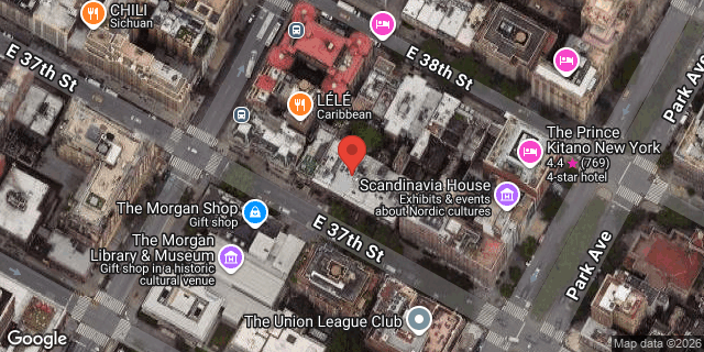 Aerial map of 23 EAST 37 STREET, Manhattan