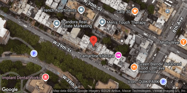 Aerial map of 317 WEST 29 STREET, Manhattan