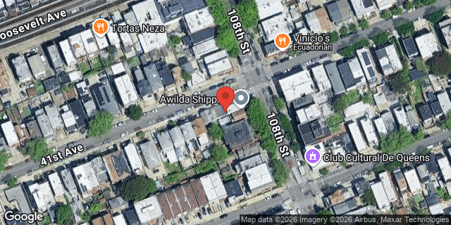 Aerial map of 41-02 108 STREET, Queens