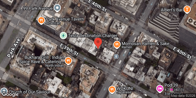 Aerial map of 125 EAST 39 STREET, Manhattan