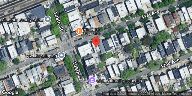 Aerial map of 108-10 41 AVENUE, Queens