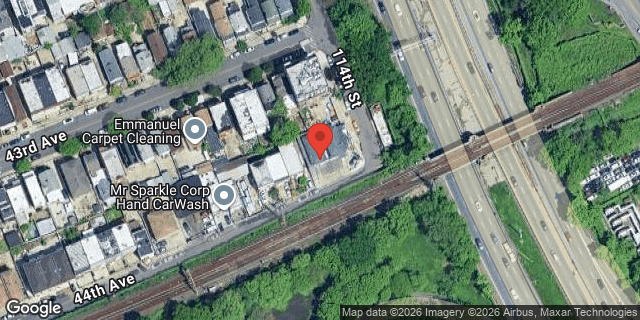 Aerial map of 111-85 44 AVENUE, Queens