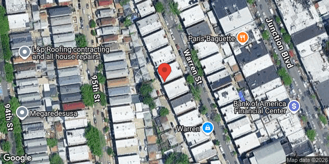 Aerial map of 37-42 WARREN STREET, Queens