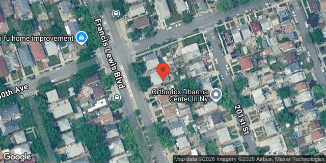 Aerial map of 50-09 FRANCIS LEWIS BLVD, Queens