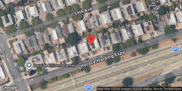 Aerial map of 221-45 HORACE HARDING EXPWY, Queens